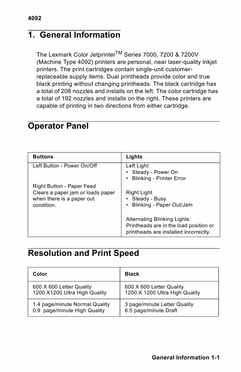 Lexmark ColorJetprinter 7000 7200 7200V 4092 Service Manual-2